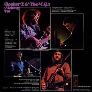 Booker T & the MGs - Melting Pot  Cover back LP