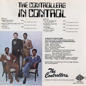The Controllers - In Control Cover back LP