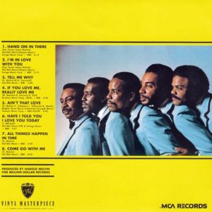 Harold Melvin All Things happen in Time Cover back CD