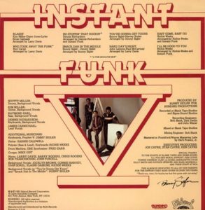 Instant Funk - Instant Funk V Cover back