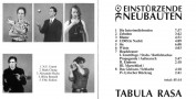 Einstürzende Neubauten-Tabula Rasa-Booklet