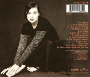 Lisa Stansfield - So Natural Cover back CD