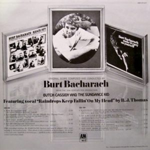 Burt Bacharach - Butch Cassidy & Sundance Kid Cover back