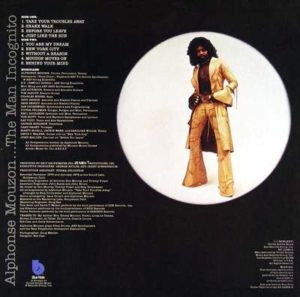Alphonse Mouzon - The Man Incognito cover back