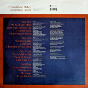 JTQ with Noel McKoy Supernatural Feeling Cover back LP