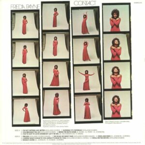 Freda Payne - Contact Cover back LP