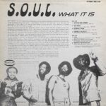 SOUL-What it is Cover back LP