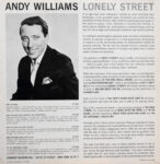 Andy Williams-Lonely Street Cover back LP